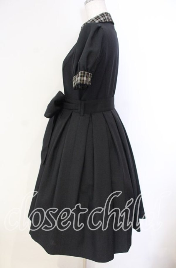 画像3: Sheglit / ”アプリコット”パフワンピース Ｍ ブラック O-25-12-04-072-EL-OP-IG-OS (3)