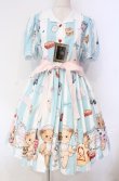 画像1: Royal Princess Alice / 関西モデルズ＆城咲ロンドン コラボTeddy Bears Dinerワンピース  サックス O-25-12-04-074-LO-OP-IG-OS (1)