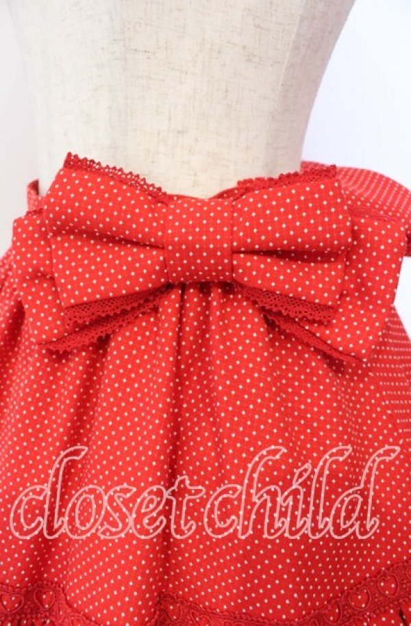 Angelic Pretty / ドットティアードスカート アカ O-25-12-04-075-AP