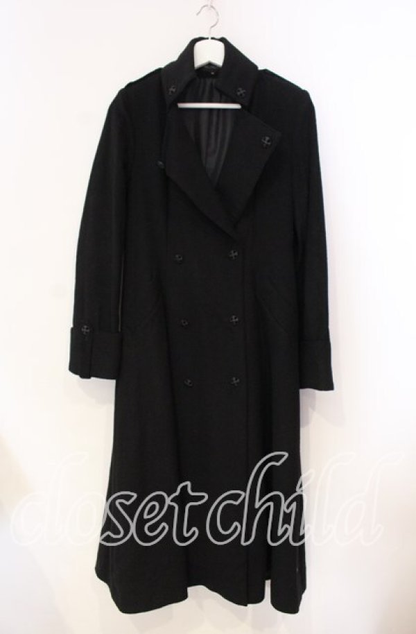 画像1: NO.S PROJECT / ナポレオンカラーコート M クロ O-25-12-04-081-LO-CO-OW-OS (1)