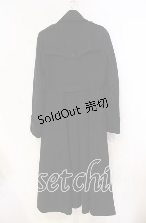 画像3: NO.S PROJECT / ナポレオンカラーコート M クロ O-25-12-04-081-LO-CO-OW-OS (3)