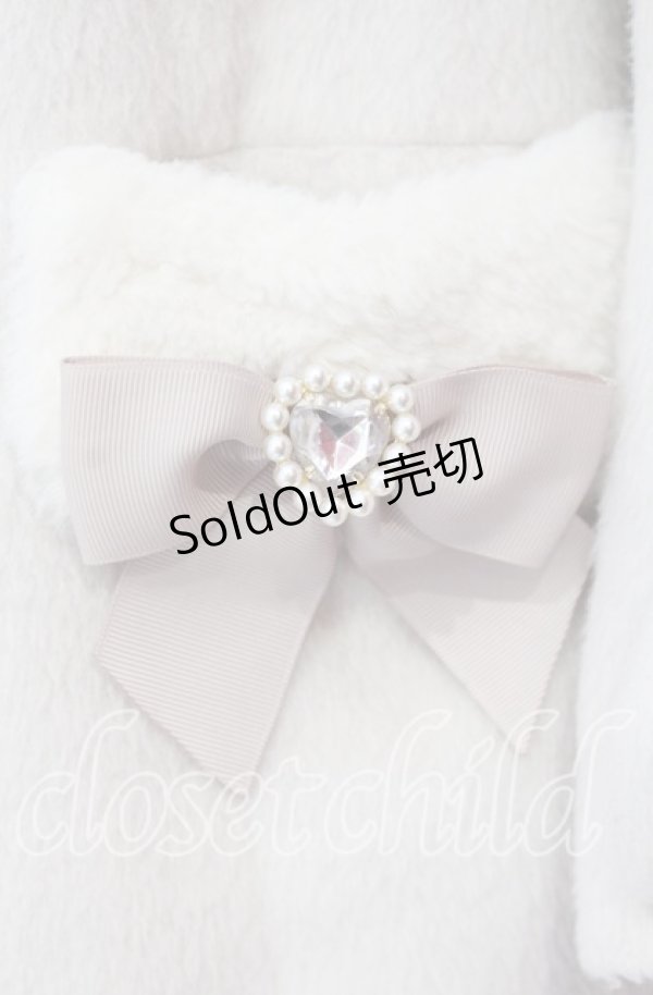 画像2: LIZ LISA / 衿リボンファーコート 0 ピンク O-25-12-04-083-LO-CO-OW-OS (2)