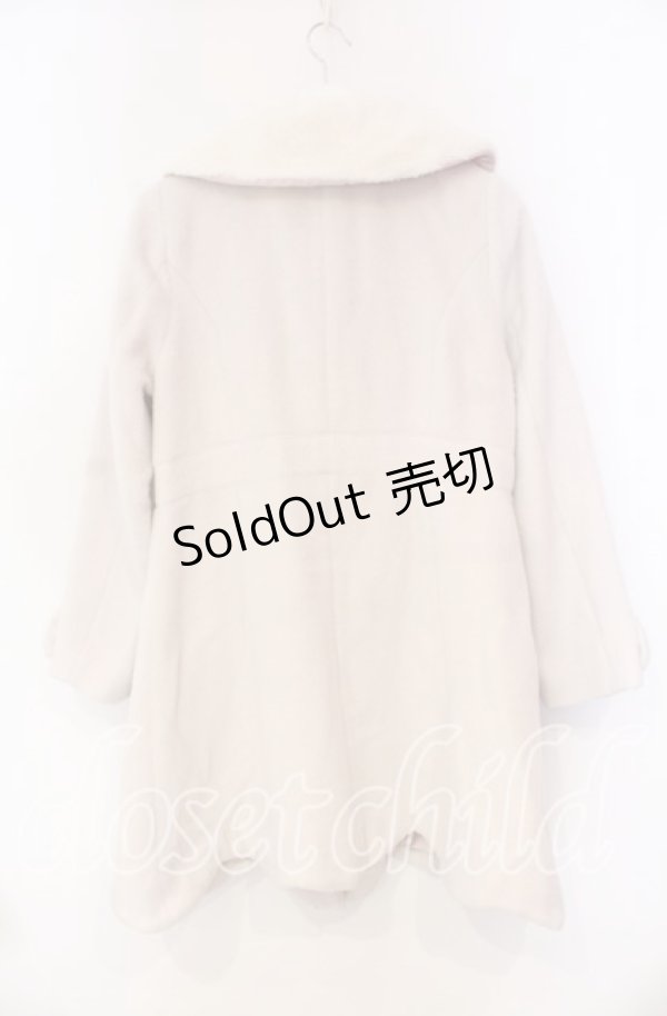 画像3: LIZ LISA / 衿リボンファーコート 0 ピンク O-25-12-04-083-LO-CO-OW-OS (3)