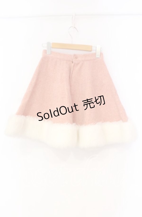 画像2: MILK / ファー付きスカート  ピンク O-25-12-04-088-ML-SK-OW-OS (2)