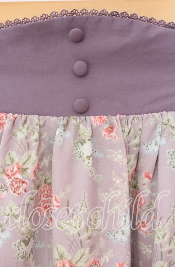 画像2: Kurumi Collaboration / グレイスフルコルセット風ロングスカート Ｍ ラベンダー O-25-12-04-089-LO-SK-IG-ZT524 (2)