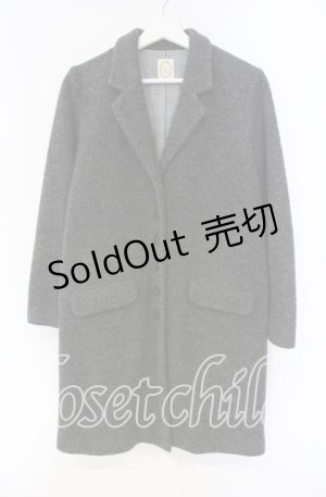 画像: FA（Fi.n.t） / くるみボタンチェスターコート F グレー O-25-12-04-014-LO-CO-OW-OS