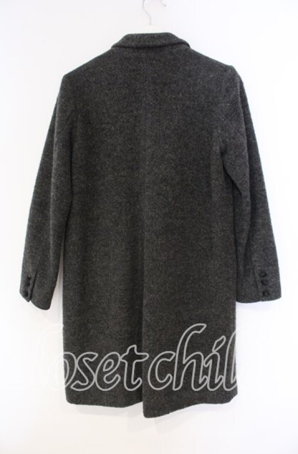 画像2: FA（Fi.n.t） / くるみボタンチェスターコート F グレー O-25-12-04-014-LO-CO-OW-OS (2)