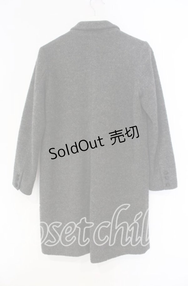 画像2: FA（Fi.n.t） / くるみボタンチェスターコート F グレー O-25-12-04-014-LO-CO-OW-OS (2)