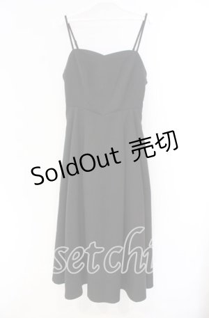 画像: an another angelus / バックカッティングキャミワンピース F クロ O-25-12-04-019-CA-OP-OW-OS