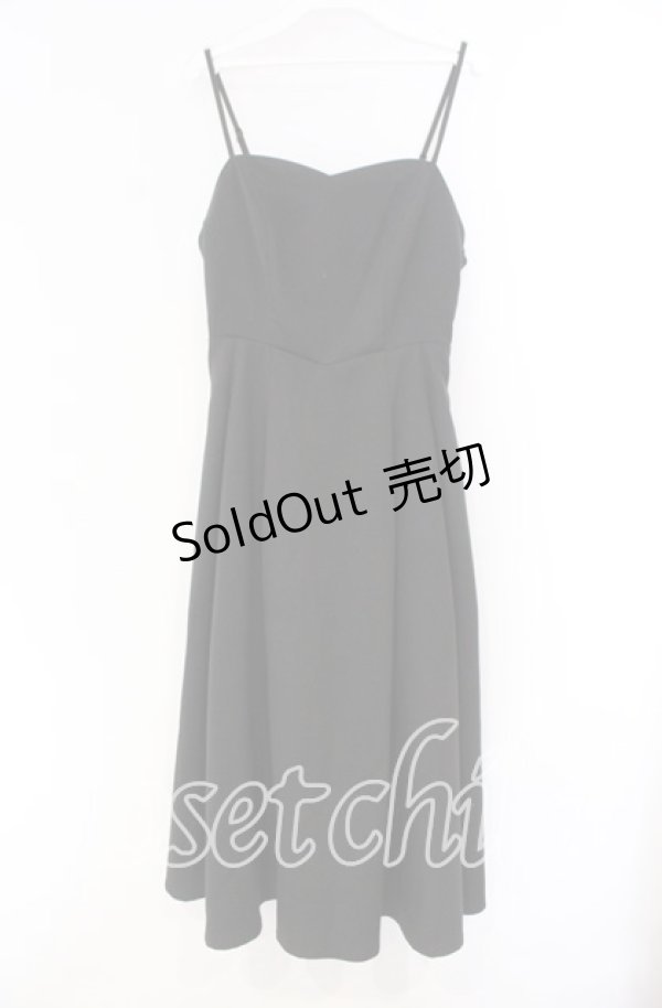 画像1: an another angelus / バックカッティングキャミワンピース F クロ O-25-12-04-019-CA-OP-OW-OS (1)