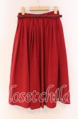 画像2: an another angelus / ビットベルト付きタックスカート F レッド O-25-12-04-020-CA-SK-OW-ZT0115L (2)