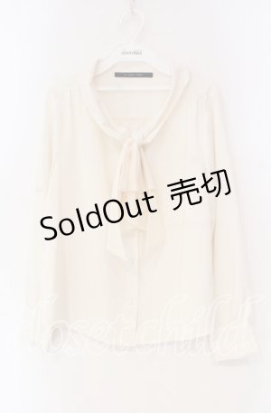 画像: an another angelus / ラッフルボウタイブラウス F アイボリー O-25-12-04-021-CA-BL-OW-OS