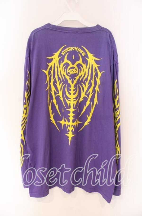 画像3: KRY CLOTHING / 「AKM」ルーズシルエットロングスリーブT XXL パープル O-25-12-04-024-EL-TO-OW-OS (3)