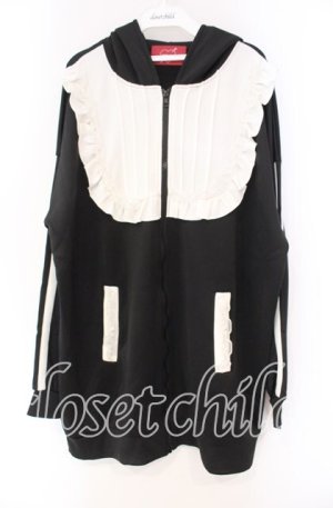 画像: Jamie エーエヌケー / うさちゃんジャージ M クロ×シロ O-25-12-04-026-LO-TO-OW-OS