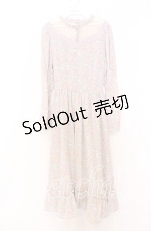 画像: Kurumi Collaboration / KRハナジゴスリーブワンピース LL ラベンダー O-25-12-05-025-LO-OP-IG-OS