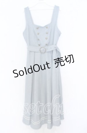 画像: Kurumi Collaboration / マリンアカデミアジャンパースカート Ｌ サックス O-25-12-05-028-LO-OP-IG-OS