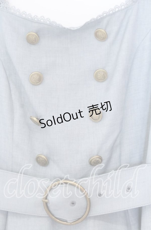 画像2: Kurumi Collaboration / マリンアカデミアジャンパースカート Ｌ サックス O-25-12-05-028-LO-OP-IG-OS (2)