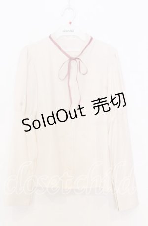 画像: Kurumi Collaboration / KRデシンジゴスリブラウス Ｌ アイボリー O-25-12-05-031-LO-BL-IG-OS