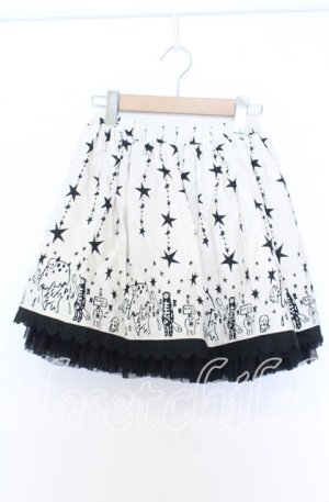 画像: PEACE NOW / スターモンスタープリントスカート M アイボリー O-25-12-05-035-PU-SK-IG-OS