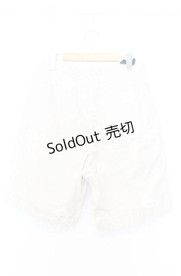 画像3: Karl Helmut / デニムパッチショートパンツ  アイボリー O-25-12-05-037-EL-PA-IG-OS (3)