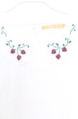 画像2: Fi.n.t / いちごステッチパフTシャツ  アイボリー O-25-12-05-039-CA-TO-IG-OS (2)