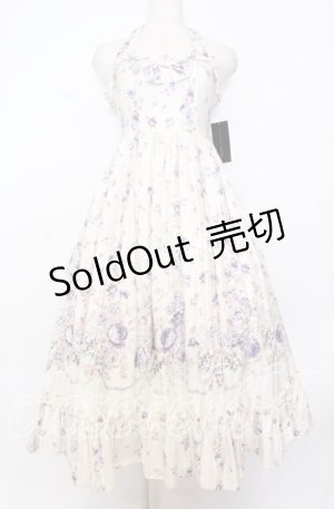 画像: Victorian maiden / ローズガーデンロングドレス  ムーンライトブルー O-25-12-05-004-CL-OP-OW-OS