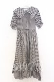 画像1: m petit by misako / TT*Mギンガムチェック半袖ワンピース Ｓ クロ×シロ O-25-12-05-041-LO-OP-IG-ZT518 (1)