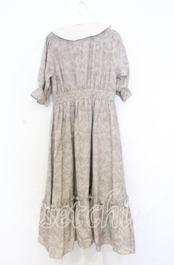 画像3: m petit by misako / NINA’Sコラボトワルドジュイワンピース Ｓ ベージュ O-25-12-05-043-LO-OP-IG-ZT518 (3)