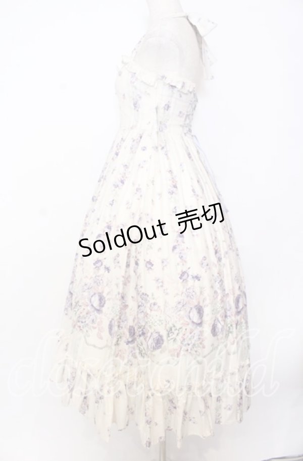 画像3: Victorian maiden / ローズガーデンロングドレス  ムーンライトブルー O-25-12-05-004-CL-OP-OW-OS (3)
