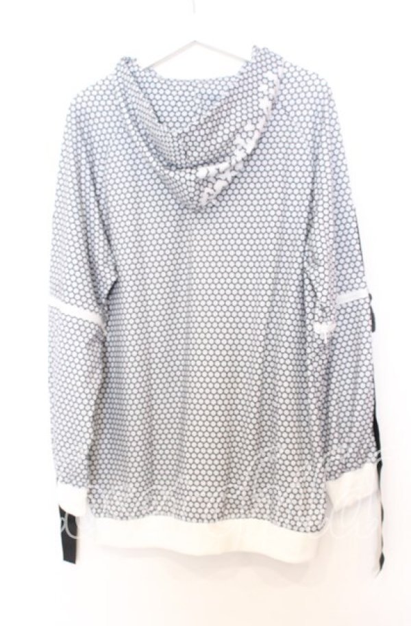 画像4: NieR CLOTHING / 袖切り離し可能ハニカム2WWAYパーカー F ホワイト O-25-12-05-049-PU-TO-YM-ZT040 (4)