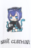 画像2: NieR CLOTHING / シエルプリントBIGカットソー XL ホワイト O-25-12-05-053-PU-TS-YM-ZT063 (2)
