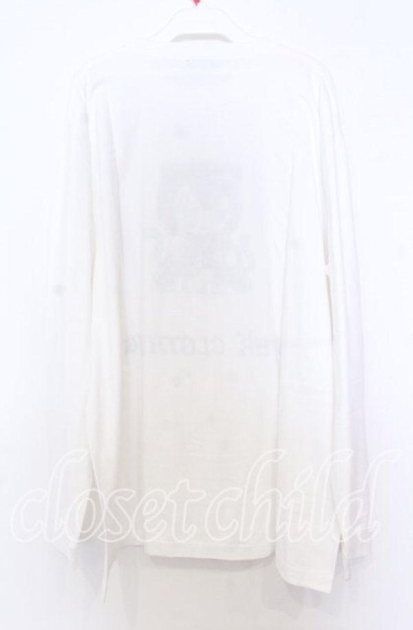 画像3: NieR CLOTHING / シエルプリントBIGカットソー XL ホワイト O-25-12-05-053-PU-TS-YM-ZT063 (3)