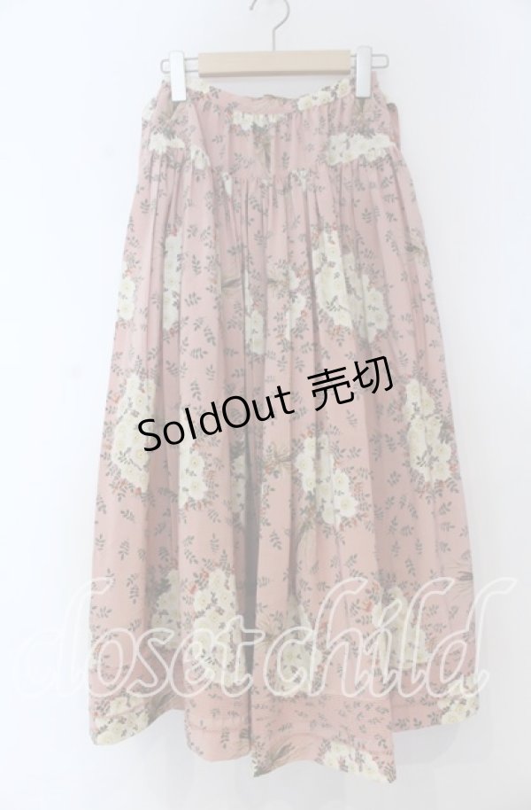 画像1: PINK HOUSE / フラワーウエストリボンスカート  ピンク O-25-12-05-1044-LO-SK-IG-OS (1)