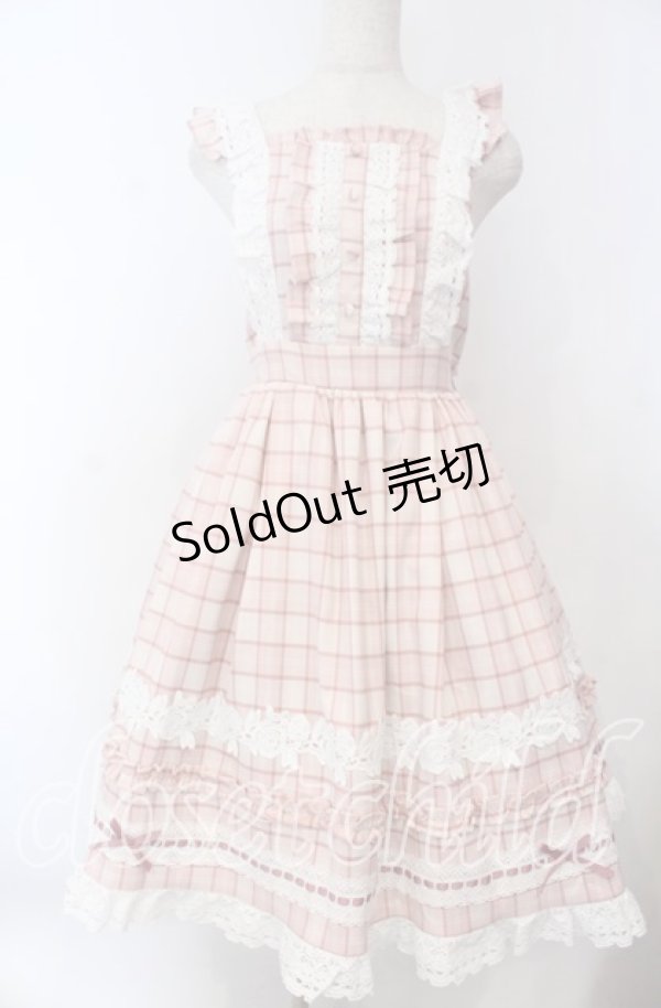 画像1: Chalmiere / タータンチェックジャンスカ  ピンク O-25-12-05-1004-LO-OP-IG-OS (1)