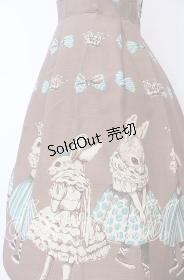 Emily Temple cute / ラビットバレリーナプリントノースリーブ