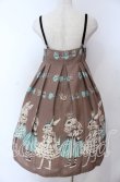 画像4: Emily Temple cute / ラビットバレリーナプリントノースリーブワンピース  ブラウン O-25-12-05-1009-ET-OP-OW-OS (4)