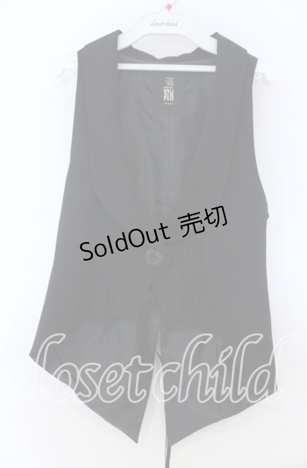 画像1: BPN / タックシングルボタンベスト M ブラック O-25-12-05-1011-GO-TO-OW-OS (1)