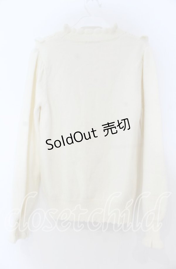 画像2: axes femme / ヨーク切り替えニットプル M キナリ O-25-12-05-1016-AX-TO-OW-OS (2)