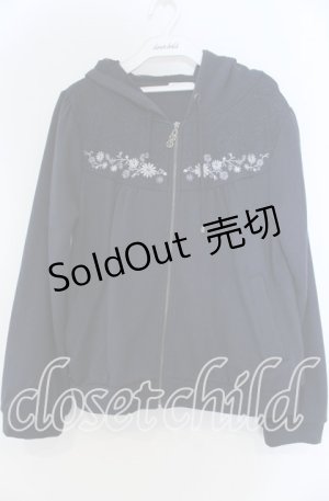 画像: axes femme / 刺繍入りパーカー M ネイビー O-25-12-05-1025-AX-TO-OW-OS