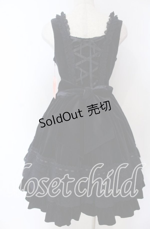 画像4: BABY,THE STARS SHINE BRIGHT / 別珍レースフリルジャンパースカート(2025)  ネイビー O-25-12-05-1002-BA-OP-IG-OS (4)