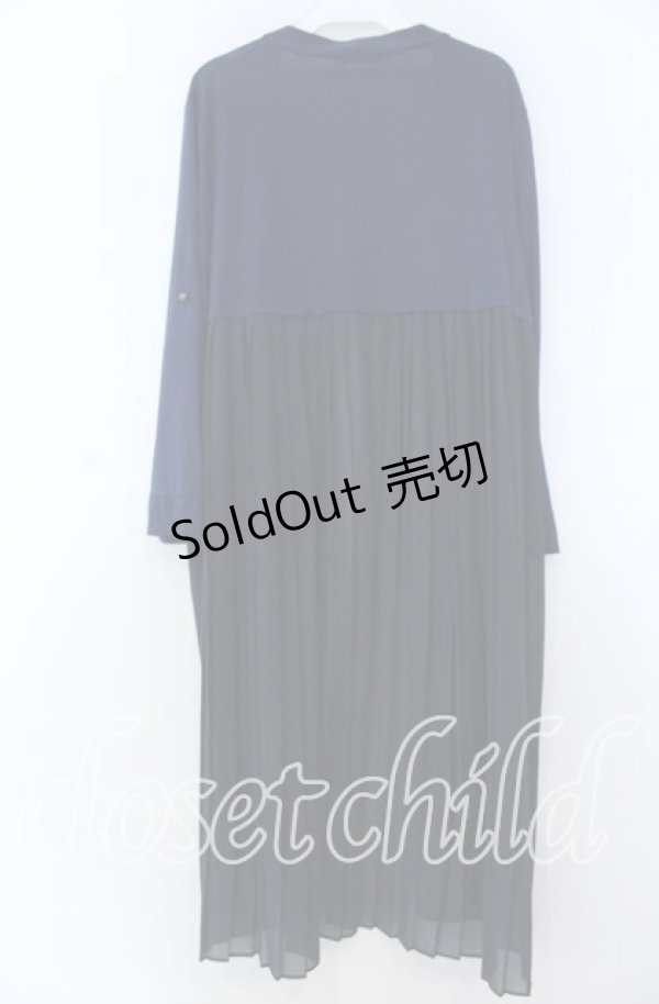 画像2: axes femme / ＵＶカットバックプリーツカーディガン M ネイビー O-25-12-05-1027-AX-TO-OW-OS (2)