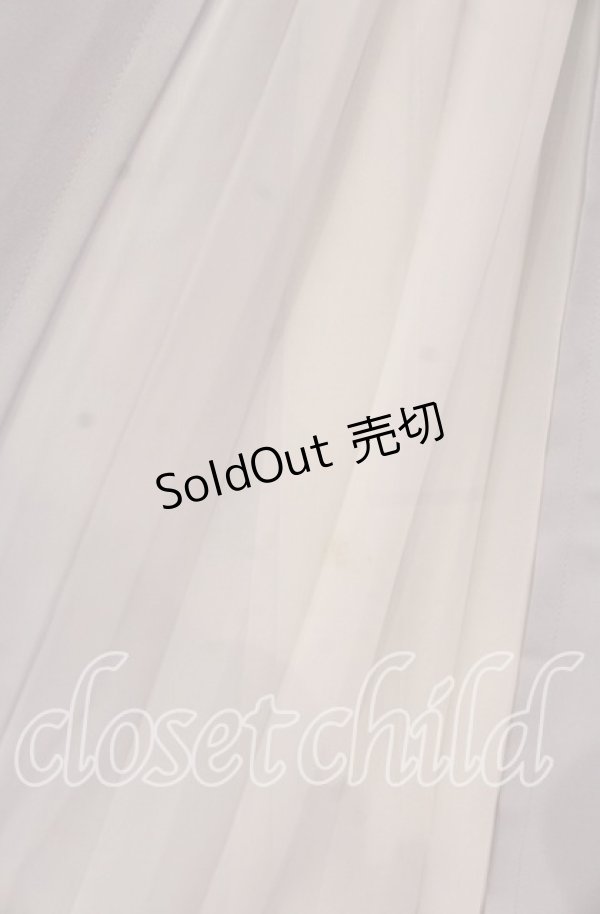 画像2: axes femme / サイドプリーツワイドパンツ M ブルー O-25-12-05-1031-AX-PA-OW-OS (2)