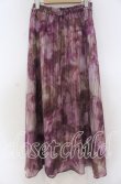 画像1: axes femme / マーブルプリントスカート F パープル系 O-25-12-05-1034-AX-SK-OW-ZT014 (1)