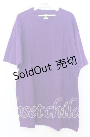 画像: NieR Clothing / ペンタゴンプリントBIG Tシャツ  パープル O-25-12-05-058-PU-TS-YM-ZT040