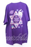 画像2: NieR CLOTHING / ペンタゴンプリントBIG Tシャツ  パープル O-25-12-05-058-PU-TS-YM-ZT040 (2)