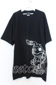 画像1: NieR CLOTHING / プリントBIG Tシャツ  ブラック O-25-12-05-063-PU-TS-YM-ZT078 (1)
