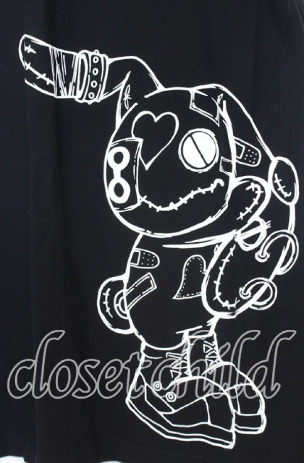 画像2: NieR CLOTHING / プリントBIG Tシャツ  ブラック O-25-12-05-063-PU-TS-YM-ZT078 (2)