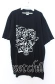 画像1: NieR CLOTHING / 擬人化プリントBIG Tシャツ XL ブラック O-25-12-05-064-PU-TS-YM-ZT078 (1)