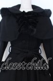 画像2: Victorian maiden / フードケープ付エレガントコート  ブラック O-25-12-05-006-CL-CO-OW-OS (2)