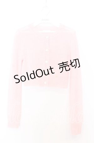 画像: MILK / レッスンカーデ  ピンク O-25-12-05-076-ML-TO-IG-OS